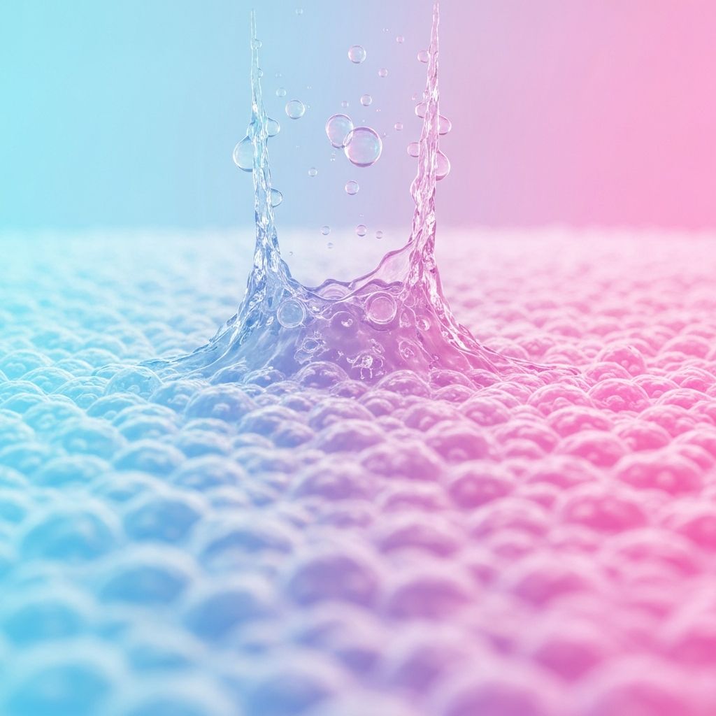 Процес на хидратация на ниво молекули